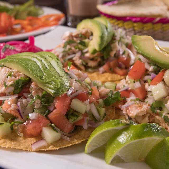 Tostadas De Ceviche.