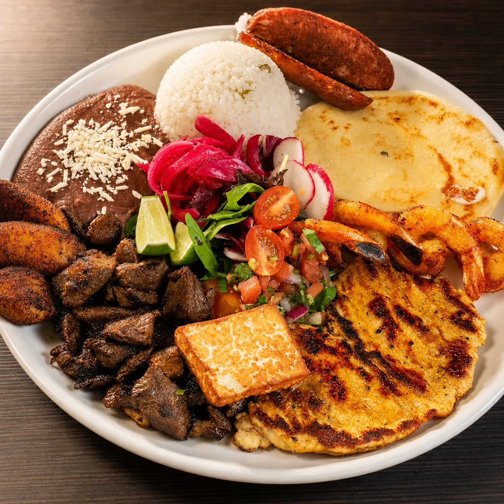 Parrillada Salvadoreña.