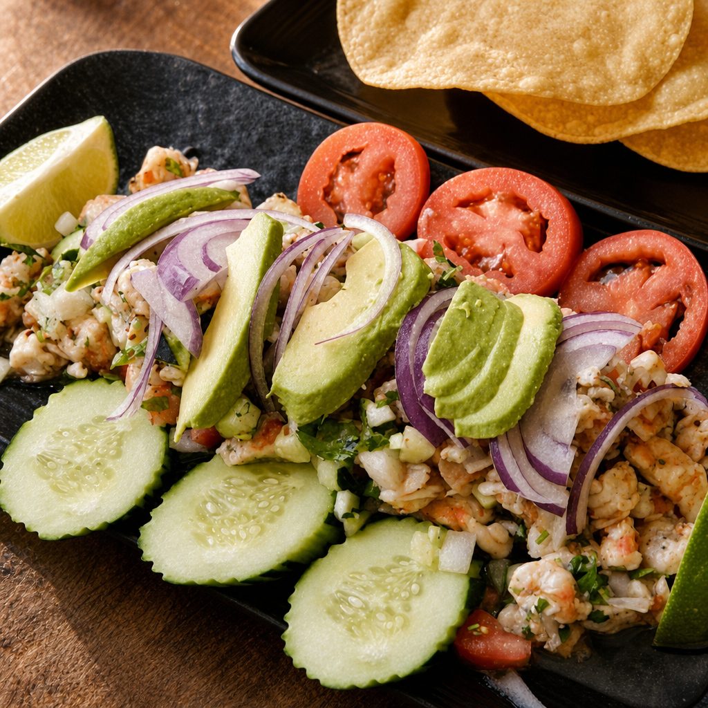 Ceviche Mexicano.