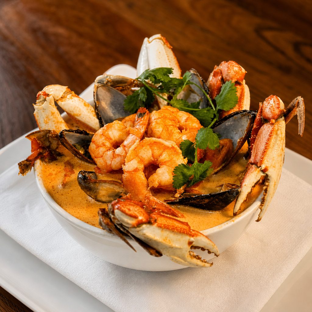 Sopa De Mariscos Estilo Hondureño.