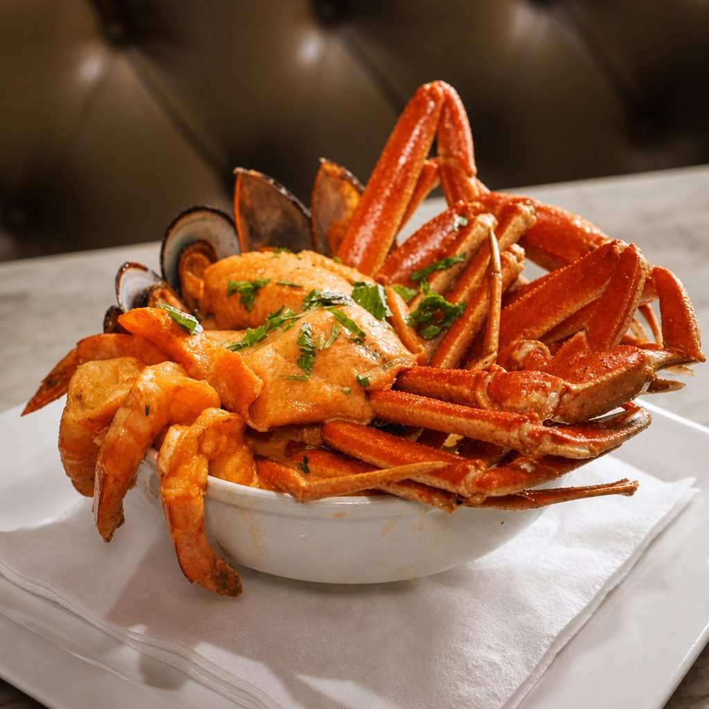 Sopa De Mariscos Estilo Mexicano.