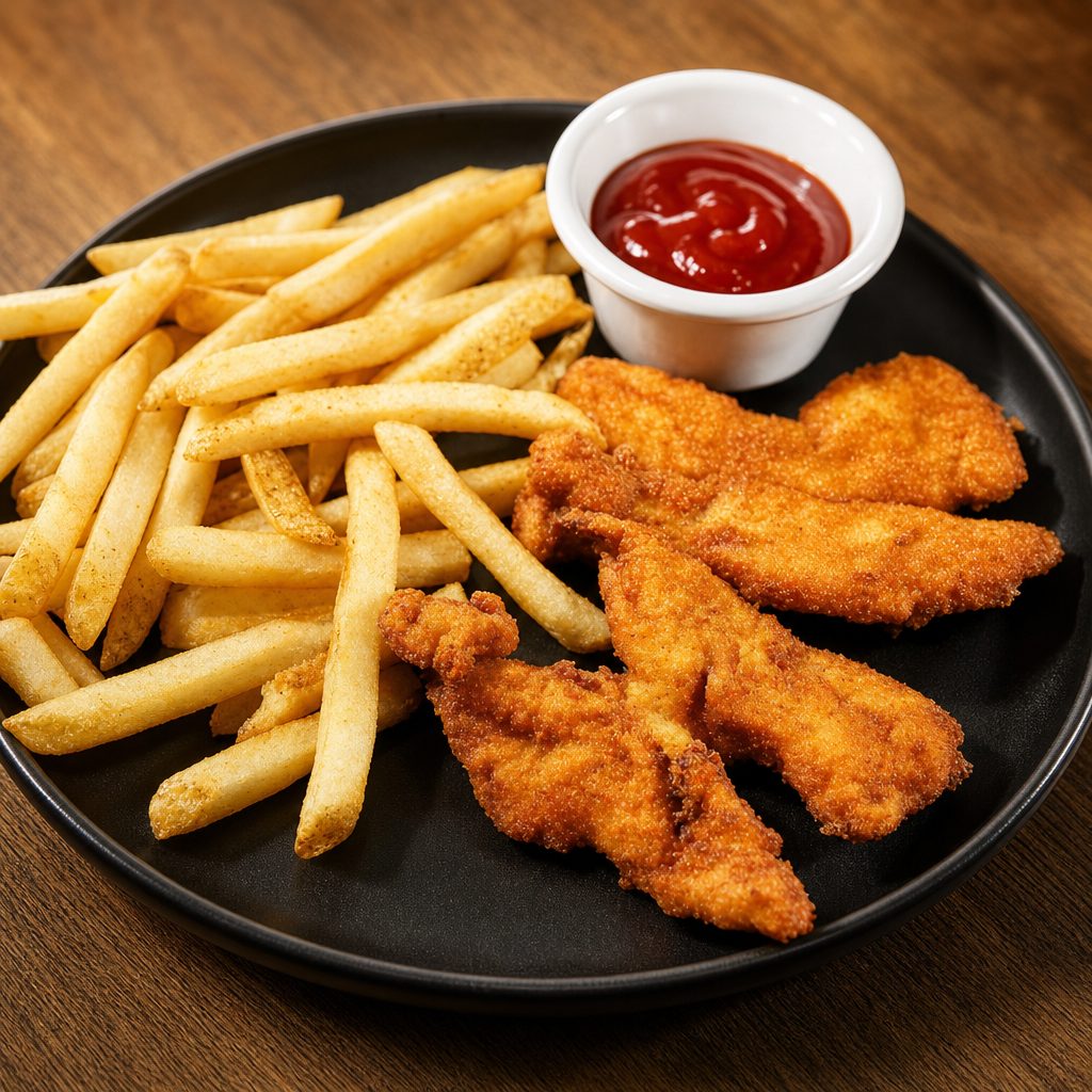 Tiras De Pechuga De Pollo ( Chicken Strips ).