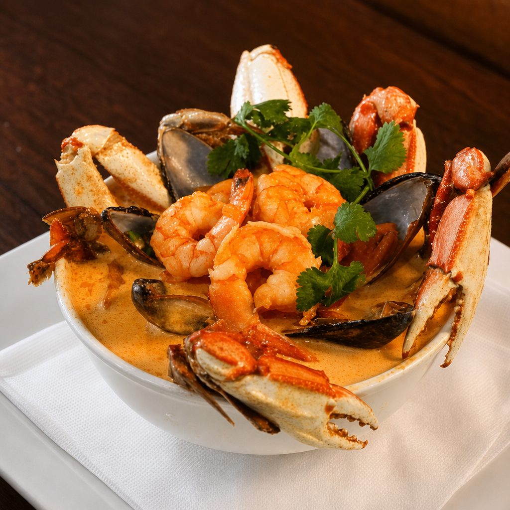Sopa De Mariscos Estilo Hondureño.