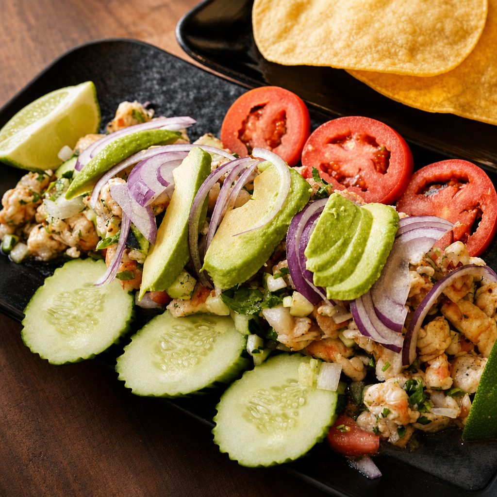 Ceviche Mexicano.
