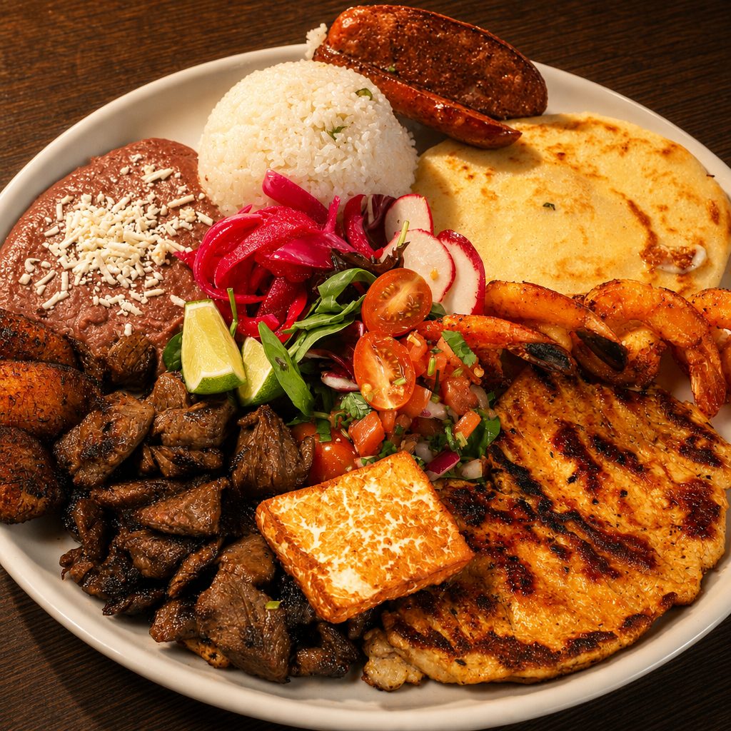 Parrillada Salvadoreña.