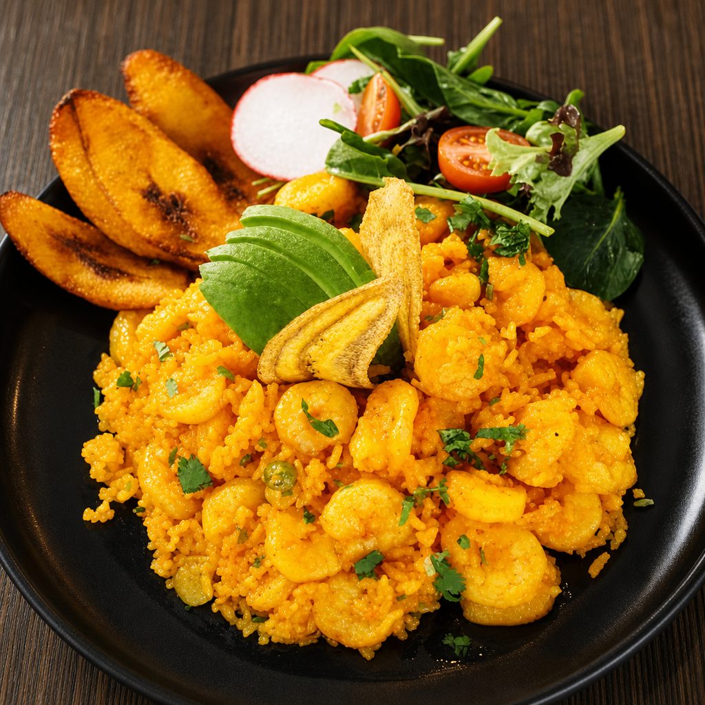 Arroz Con Camarones.